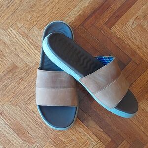Nwob men's Sperry leather slide sandal 9M